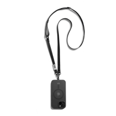 Black Crossbody Phone Lanyard - Strap